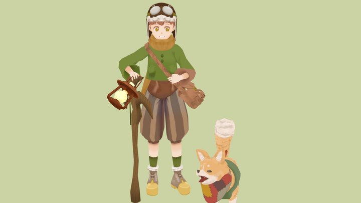オリジナルキャラクター「アルバ＆ロイ」（originalcharacter"Alba＆Roy"） 3D Model