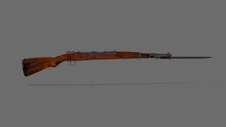 中正式步枪 3D Model