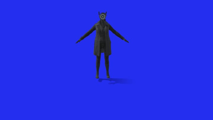 Camera Woman 3D Model