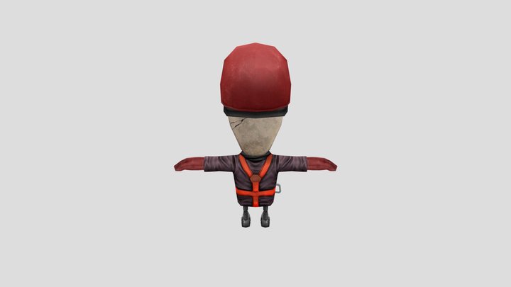Ice_scream_4_mini_rod_control-worker 3D Model
