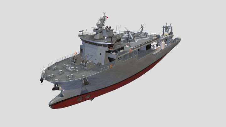 TCG Alemdar A582 3D Model