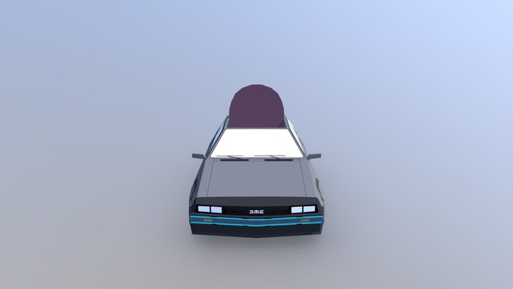 DeLorean 3D Model