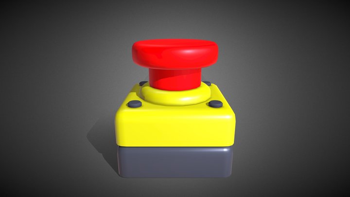 Button 3D Model