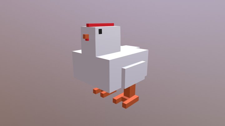 Derpy AF Chicken 3D Model