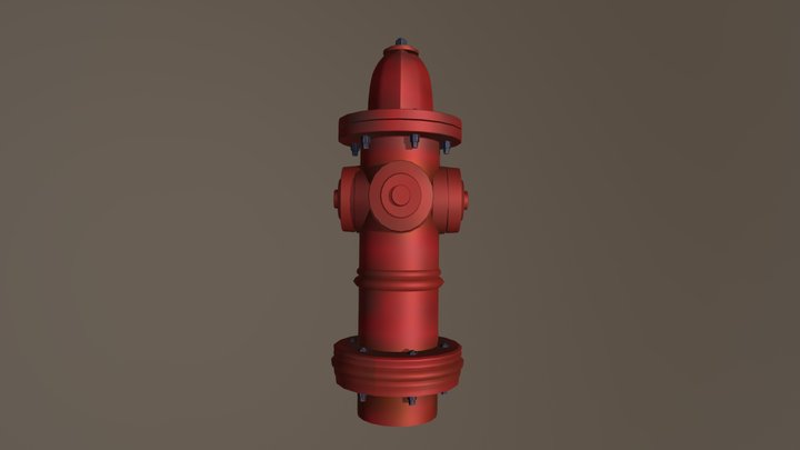 Fire Hydrant 3D Model