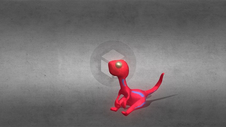 Toy Dinosaur (Photogrammetry) 3D Model