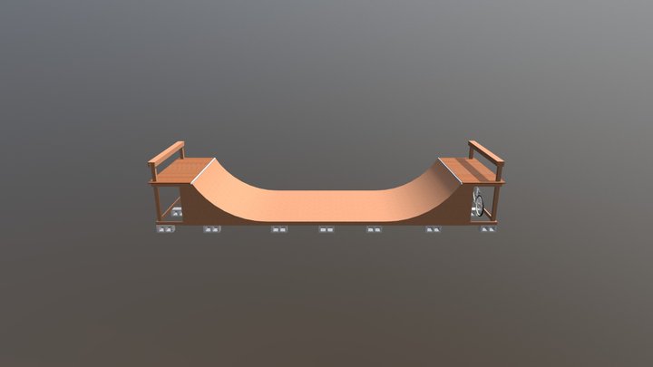 Halfpipe 3D Model