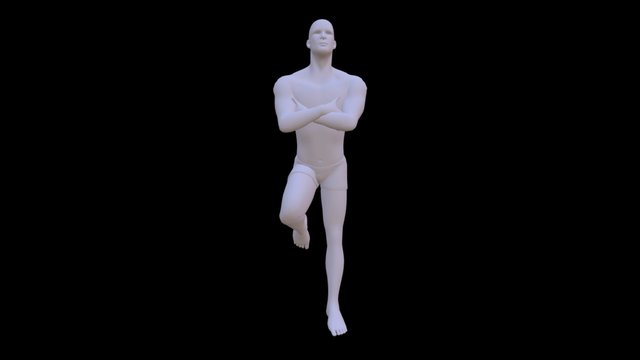 Stood Relaxed 3D Model