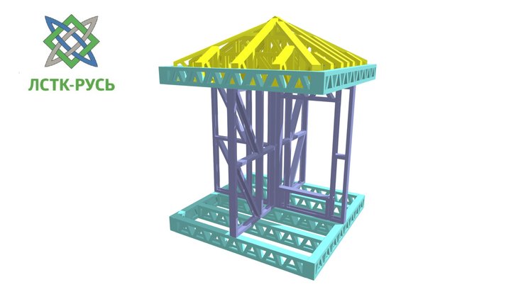 truss 2x2 3D Model