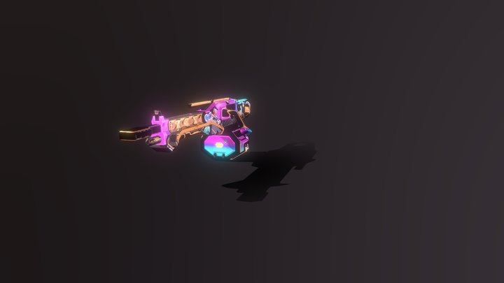 Machine Gun by Neelanjan 3D Model