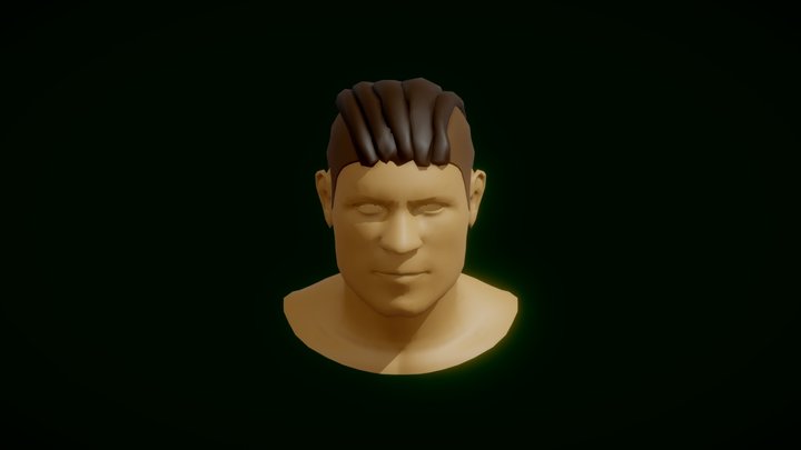 Hair Man 3D Model