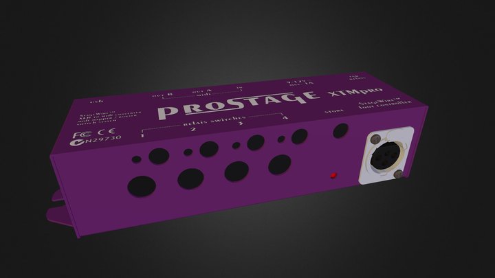 Prostage XTMpro - MIDI Adapter | MIDI Mapper 3D Model