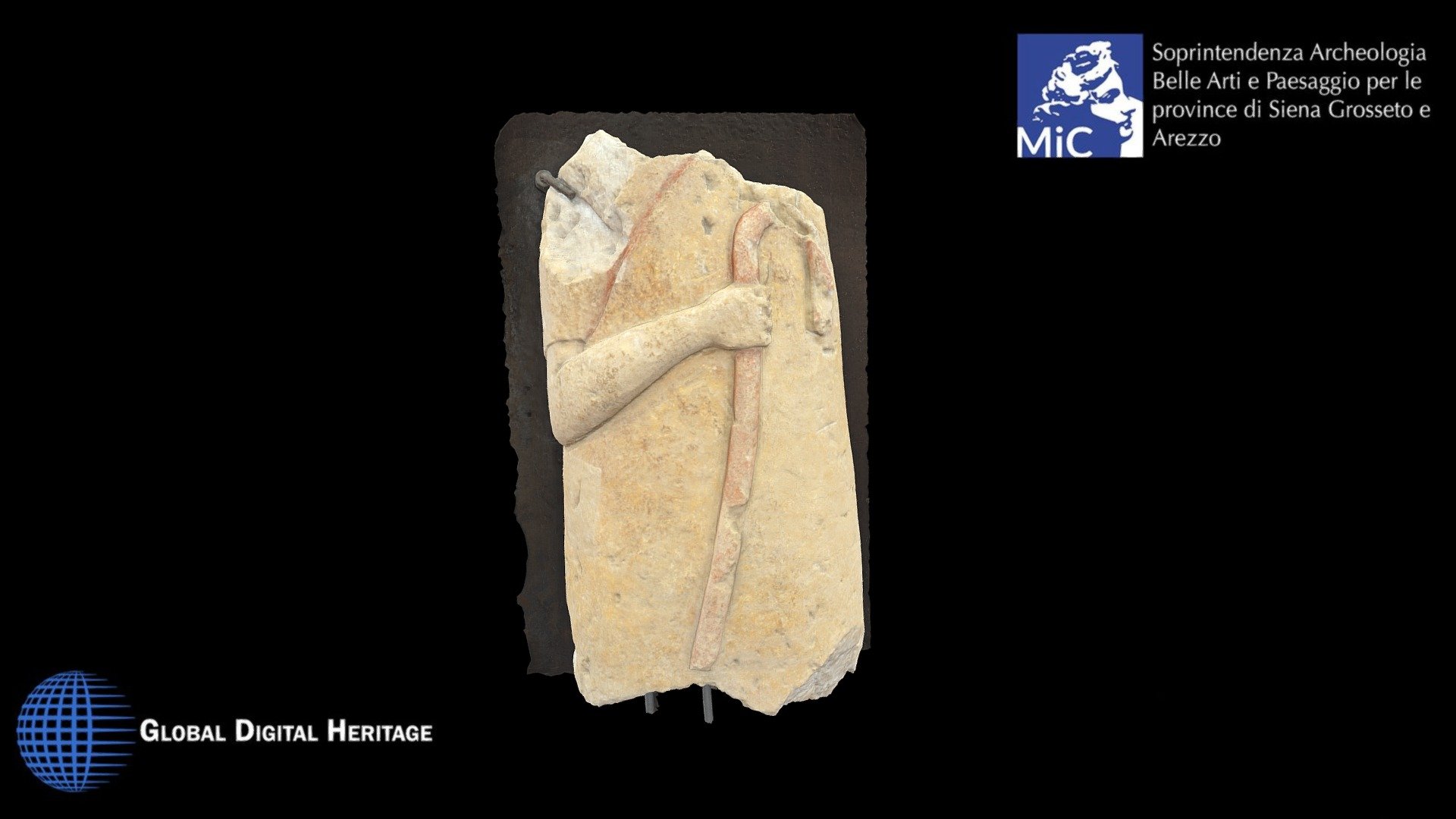 male statue  from the Tumulus of Molinello