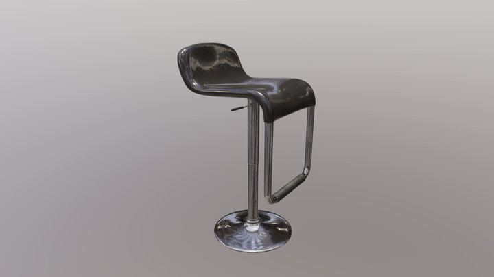 Adjustable Barstool jc1 3D Model