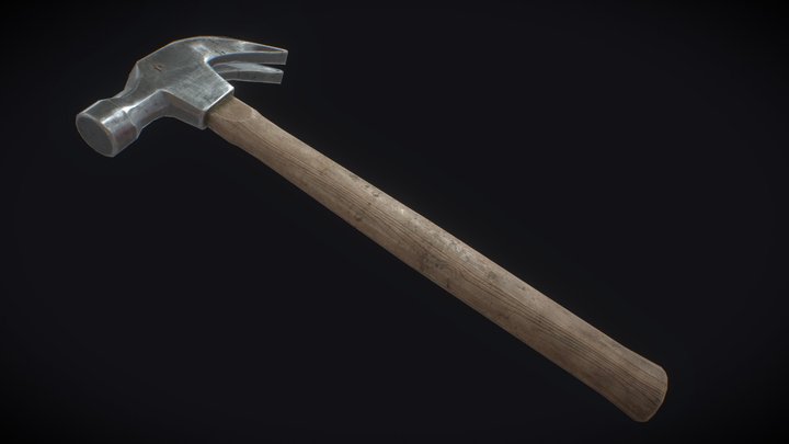 Claw Hammer – Game Ready Tool (PBR, 2K)