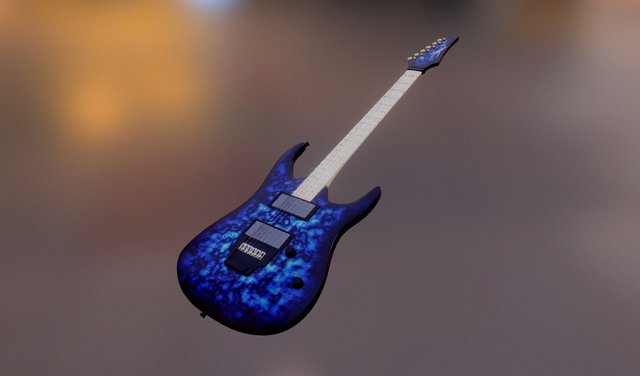Ibanez Guitar 3D Model