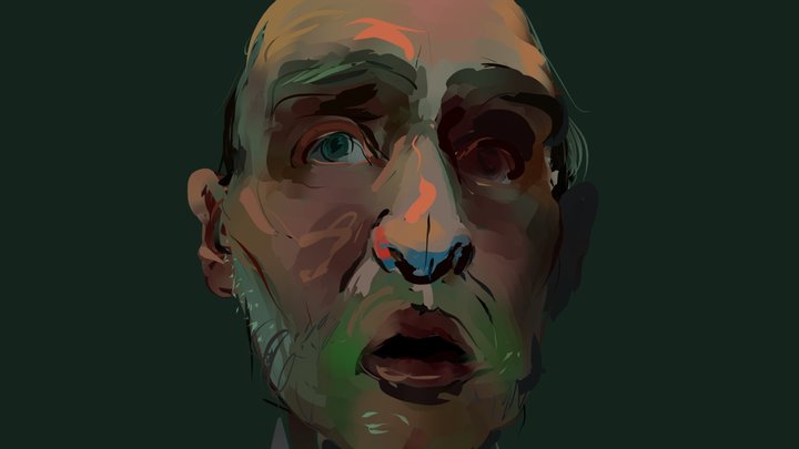 Stylized Portrait 3D Model