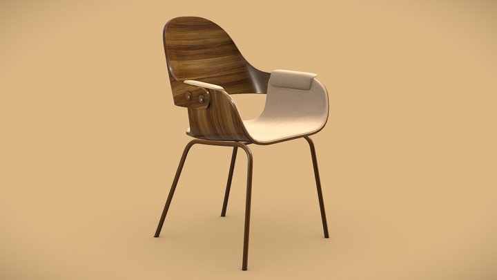 Chair BD Barcelona Design Showtime 3D Model