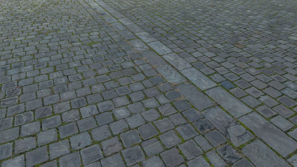 cobblestone ground - lowpoly