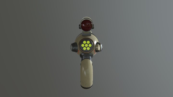 Ray gun katana 3D Model