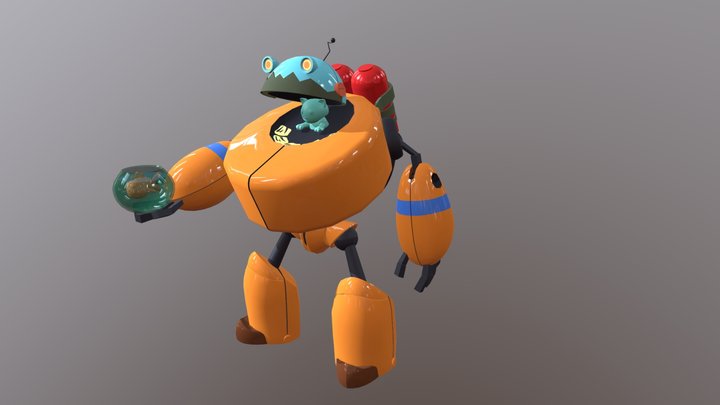 Robot blocking 3D Model