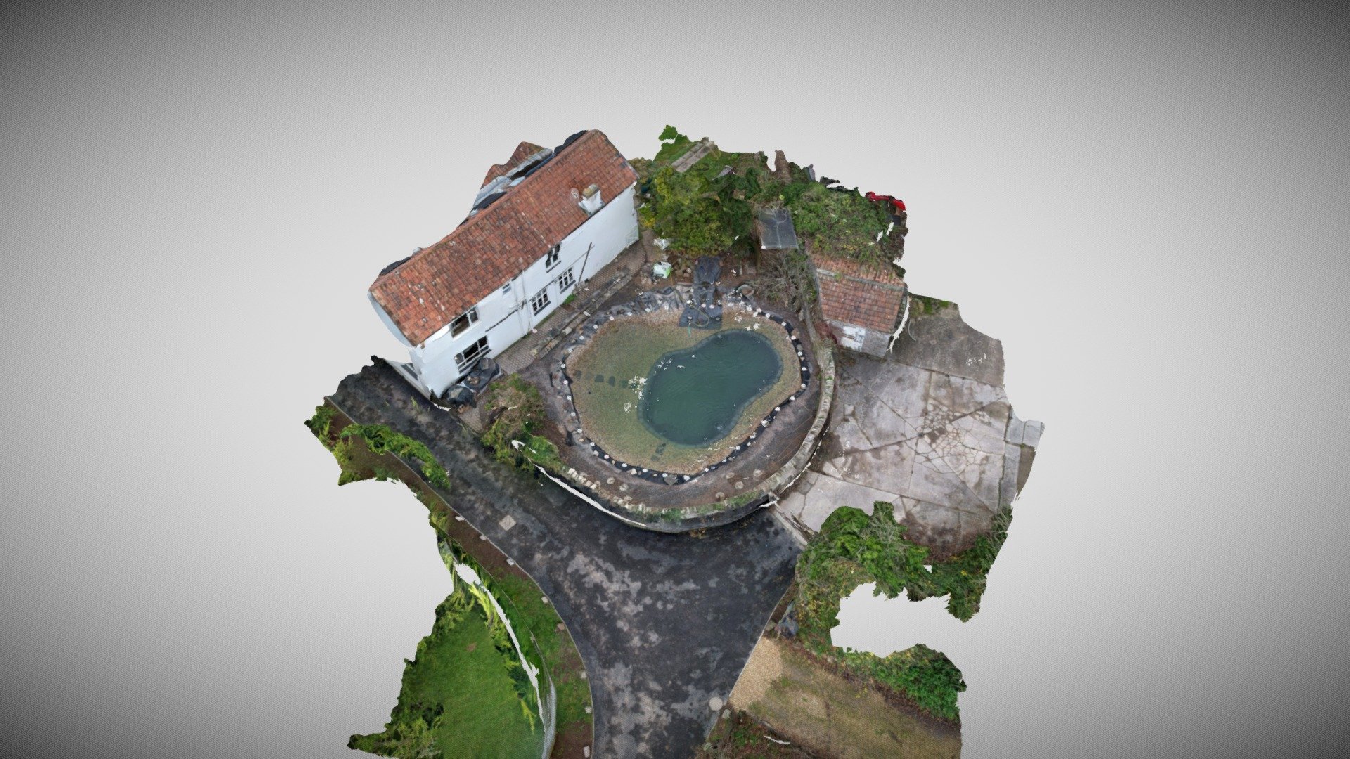 The Green - Pool Project 3D Model
