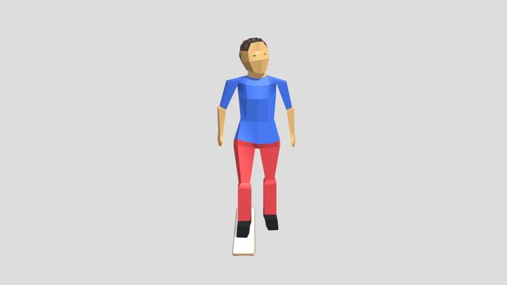 skateboardplusskater 3D Model