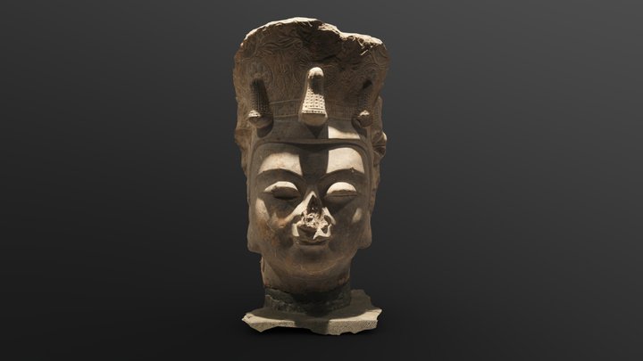 Head Of Bodhisattva 3D Model