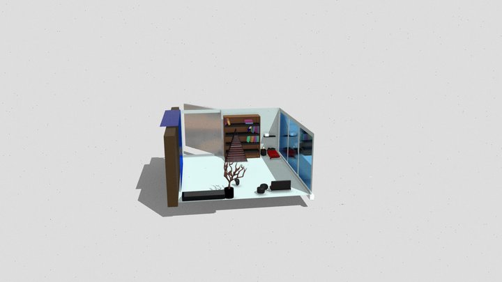 scene personnage 3D Model