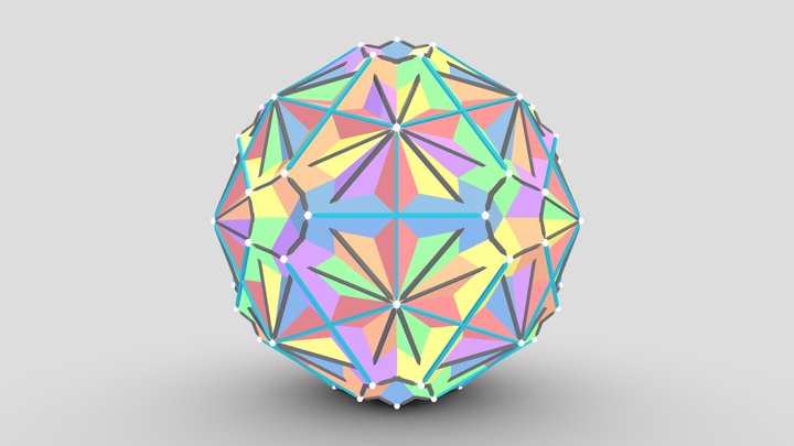 5-Twins-6- Dodecahedra 3D Model