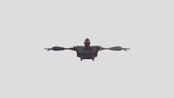 The Iron Giant (24 Years Later) 3D Model