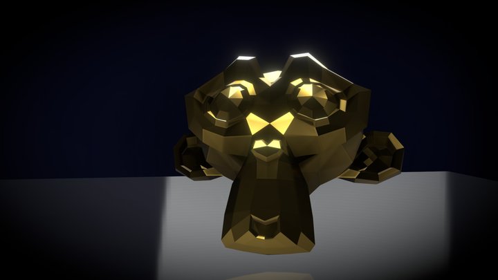 Golden monkey 3D Model
