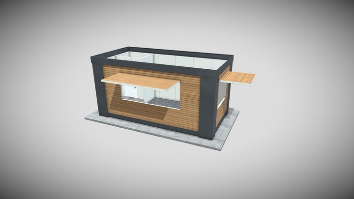 Kontener 6000mm x 3000mm 3D Model