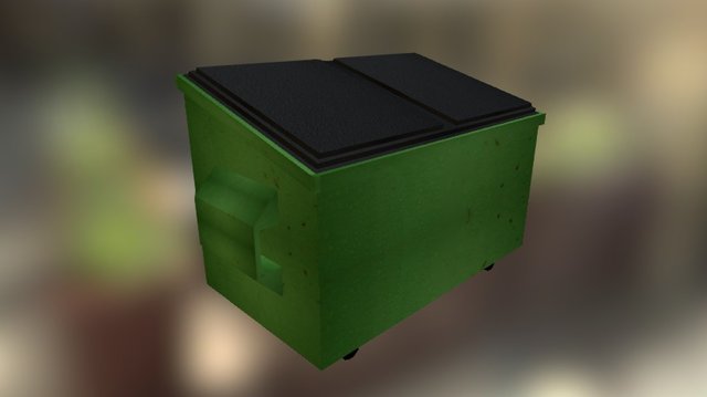 Trash Dumpster 3D Model