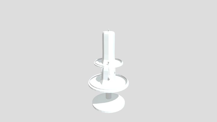 Table And Desk Candles 3D Model
