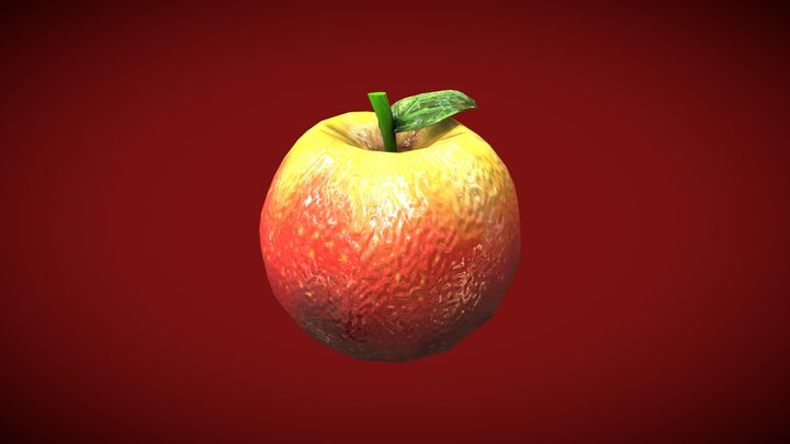 Apple Fruit 3D Model