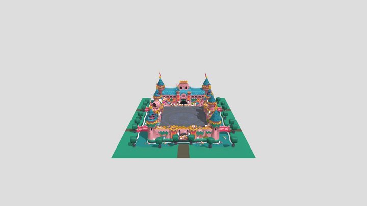 castillo Brawl Stars 3D Model