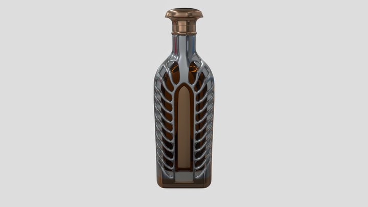 Concepted bottle 3D Model