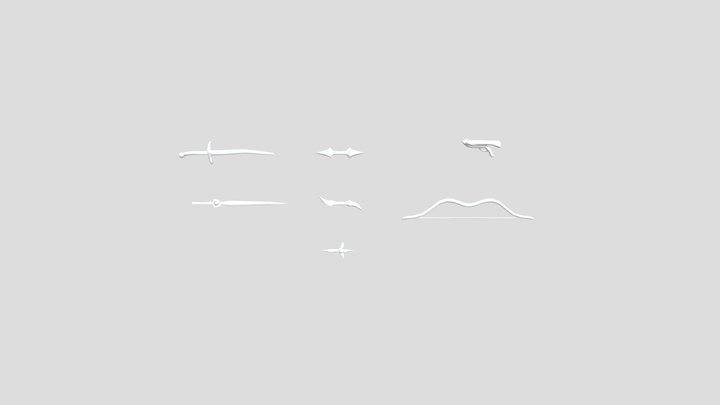 weapon concepts 3D Model