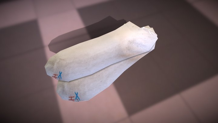Dirty Socks 3D Model