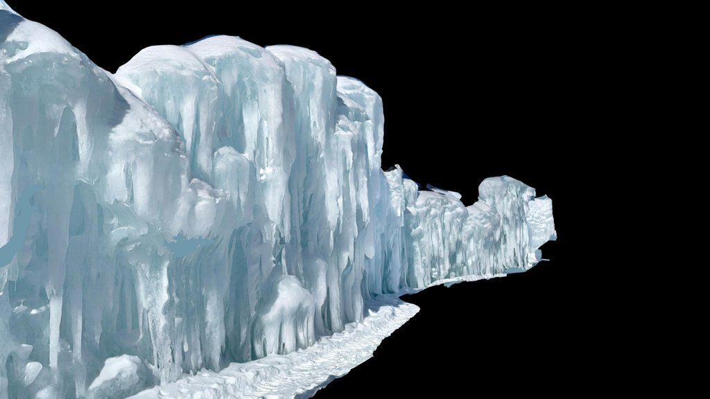 Ice Castles NY — Ice Wall