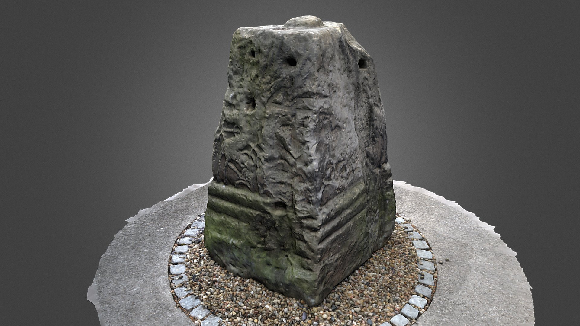 Jedburgh Queen Mary's House Cross Stone