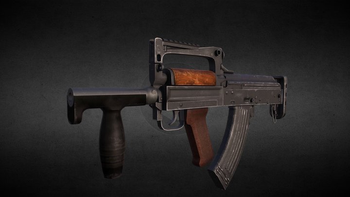 Groza_ PUBG 3D Model