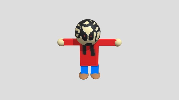 Slendy George Remastered (T Pose Version) 3D Model