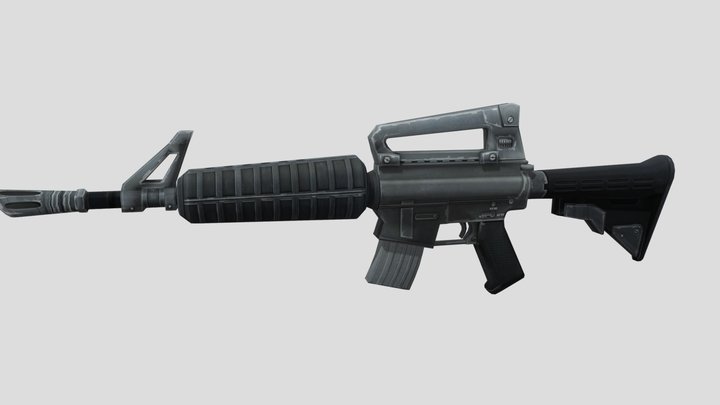 Assault Rifle from Fortnite 3D Model