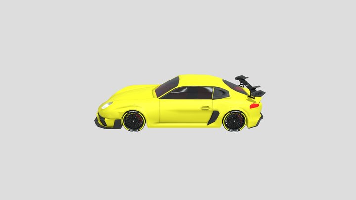 Porsche 718 Cayman GT4 RS 3D Model