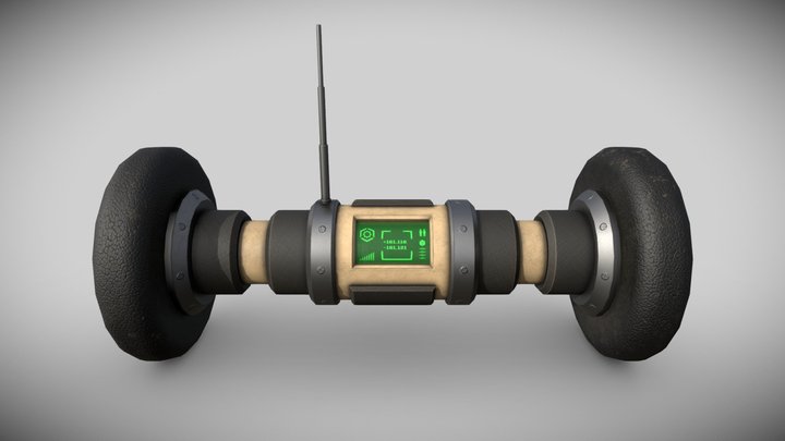 Remote Controlled Explosive 3D Model
