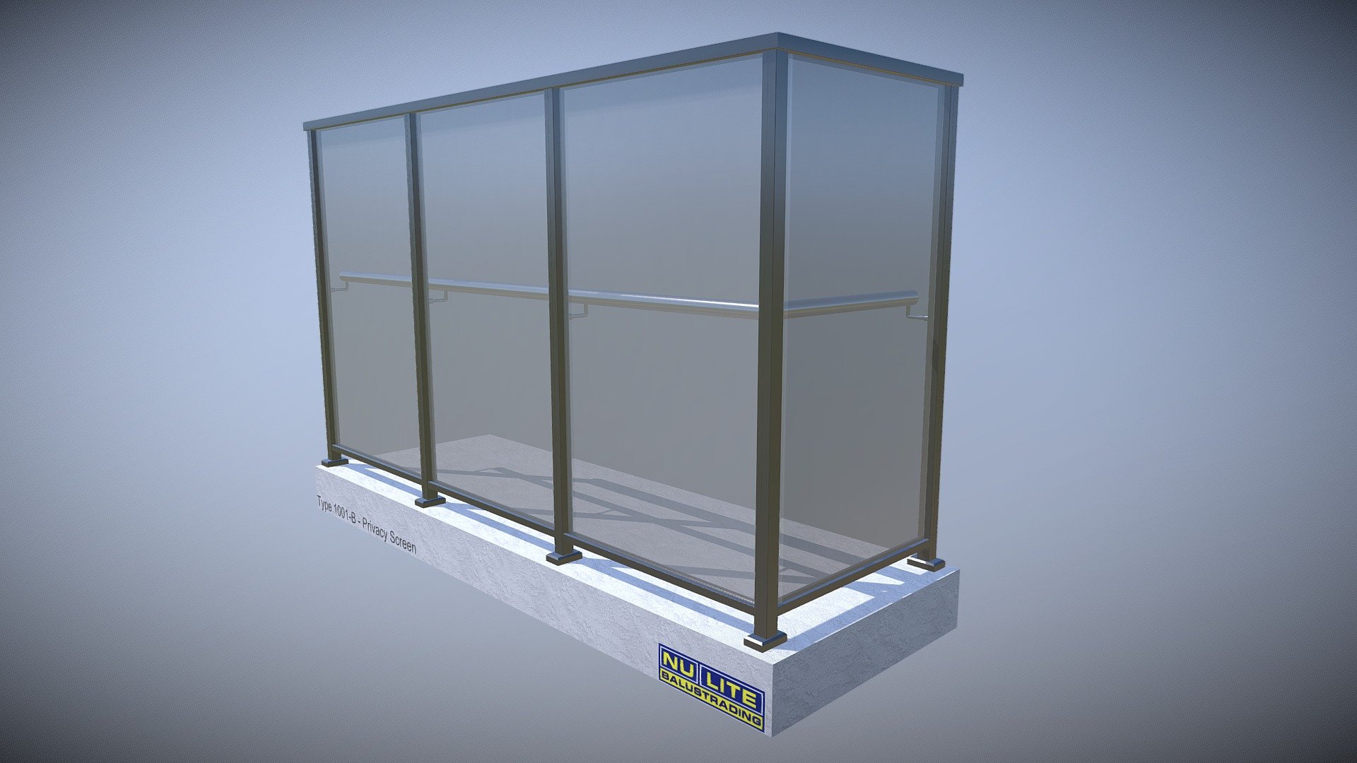 Type 1001-B Privacy Screen