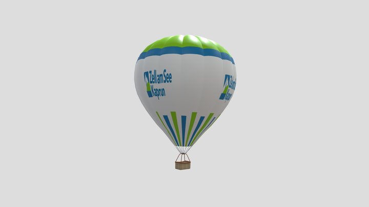 hot air balloon „Zell am See/Kaprun" 3D Model