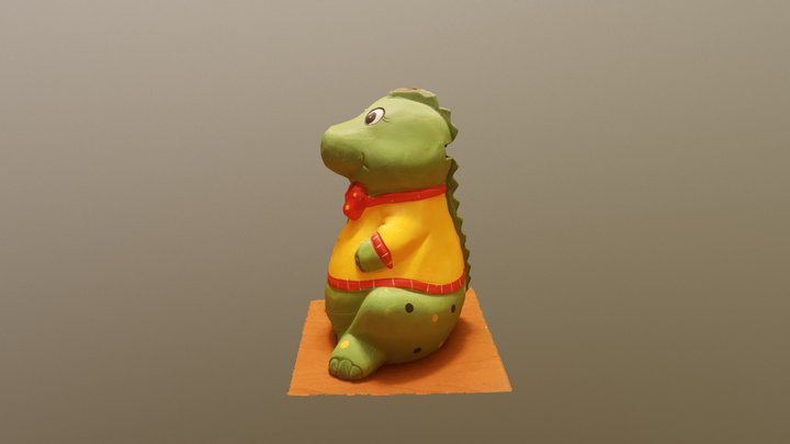 Dino Piggybank 3D Model